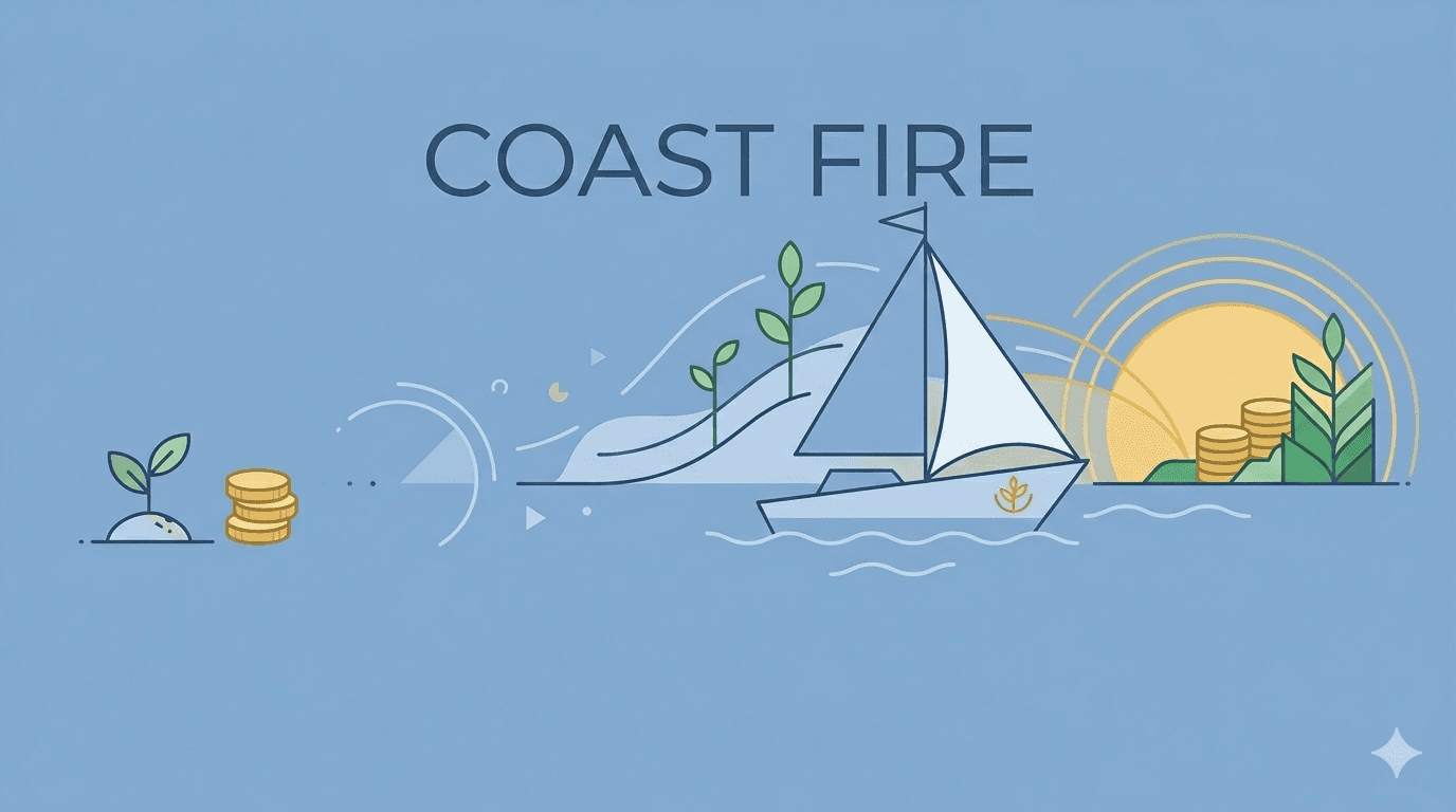 Coast FIRE: Nepotřebuješ být milionář. Stačí začít včas.