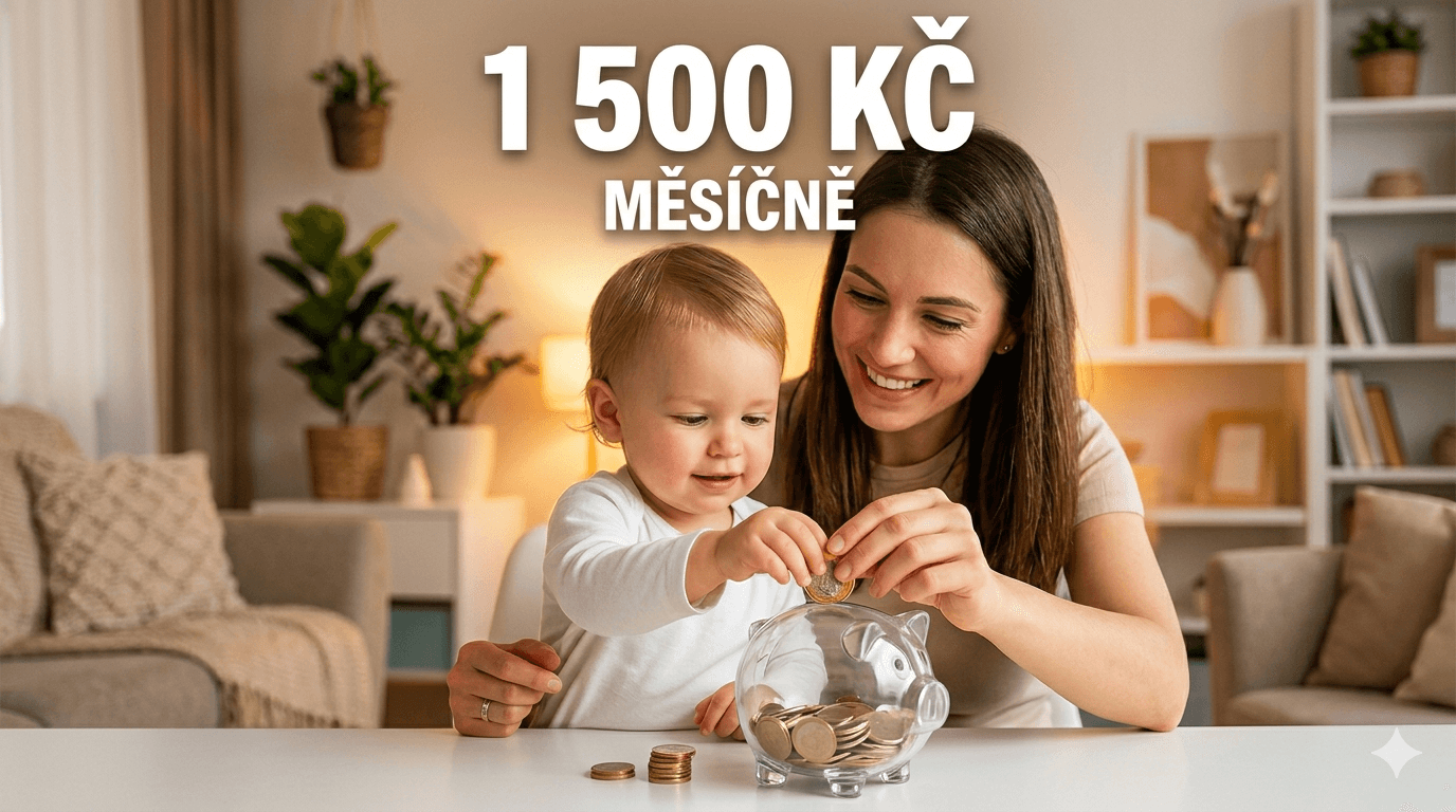 Investování pro děti: Jak 1 500 Kč měsíčně vybuduje vašemu dítěti milion