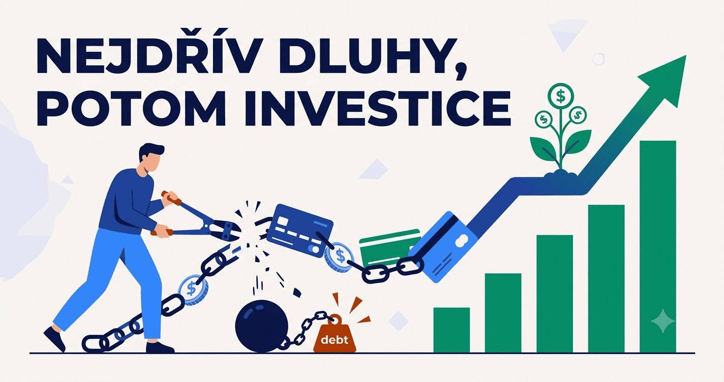 Jak se zbavit dluhů dřív, než začneš investovat