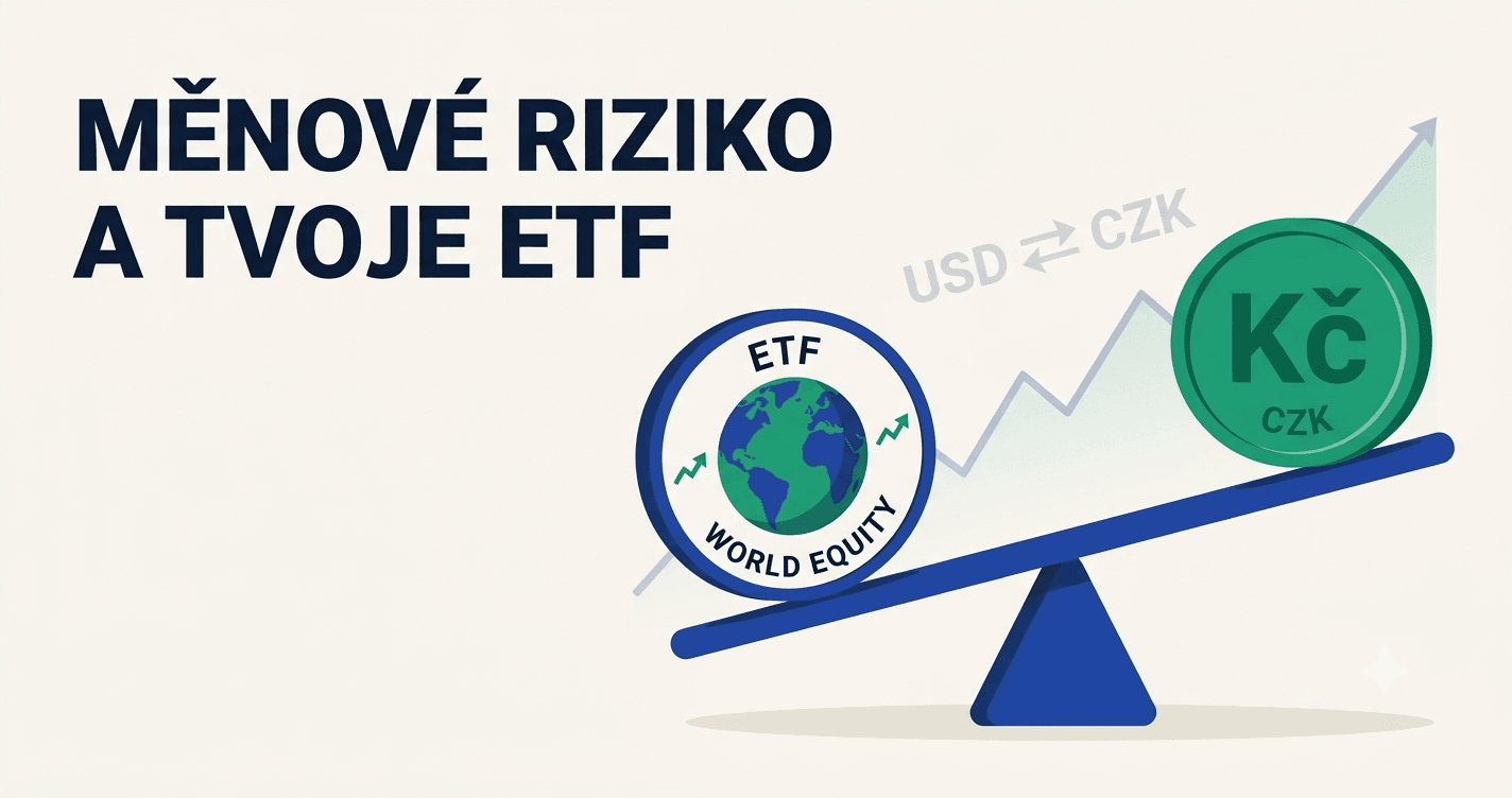 Měnové riziko a ETF: proč tvůj světový fond kolísá jinak, než čekáš