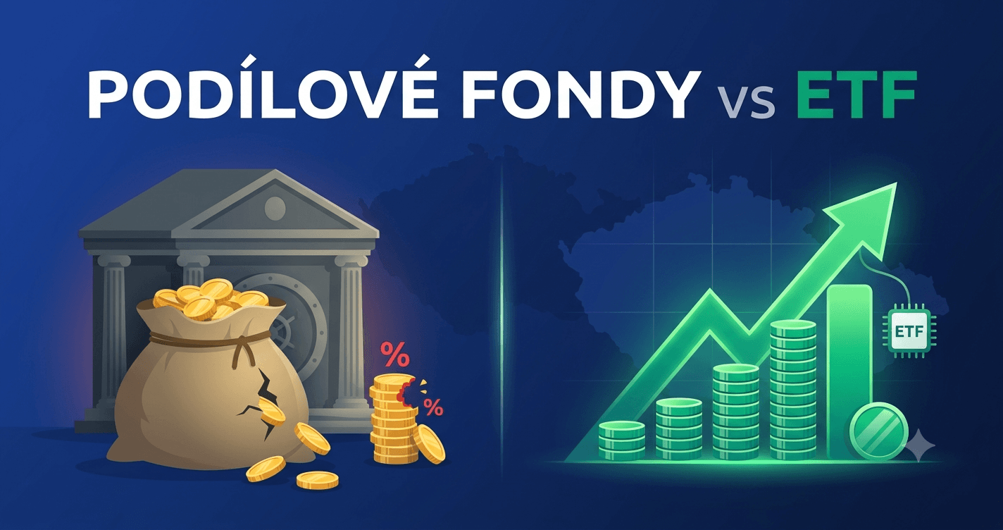 Podílové fondy vs ETF: proč z drahých fondů v roce 2026 utíkají miliardy (a co s tím)