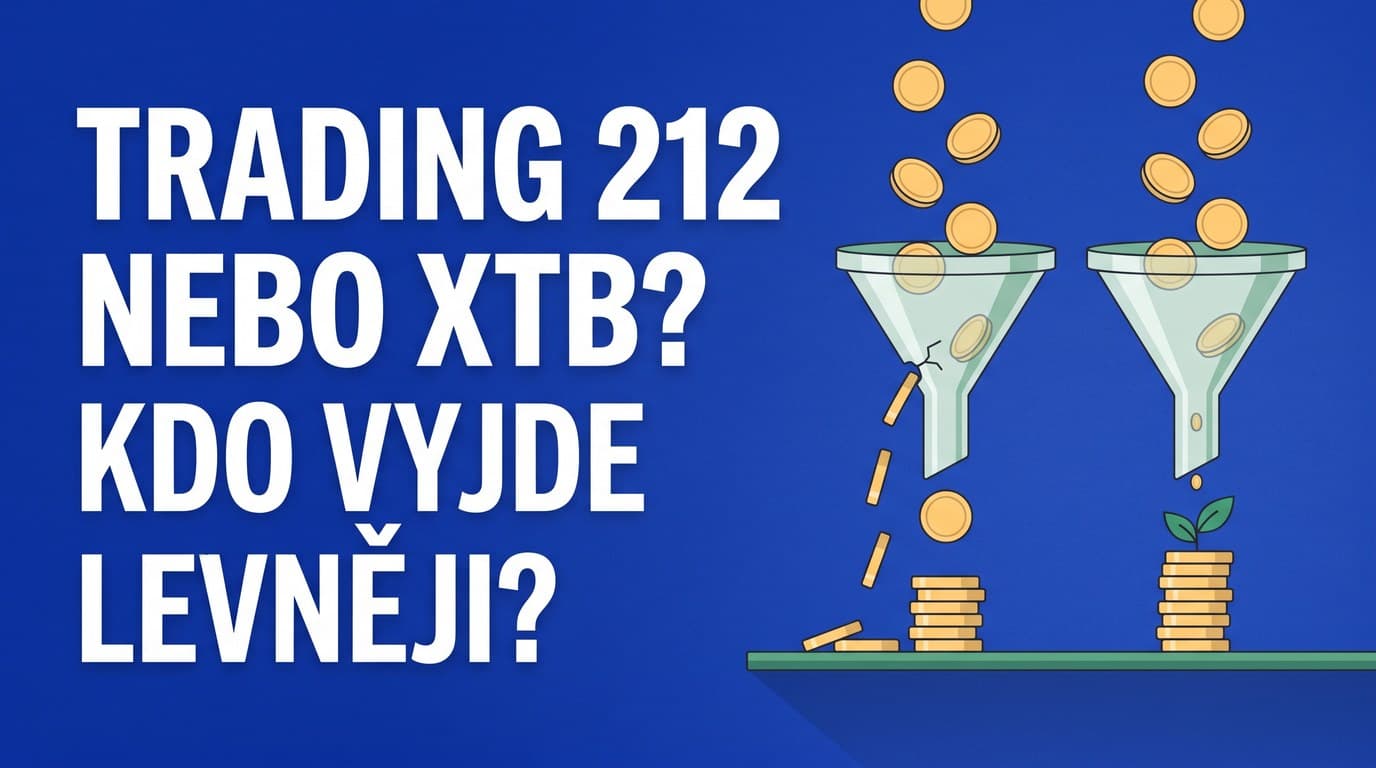 Trading 212 vs XTB: kolik zaplatíš při 3 000 Kč měsíčně