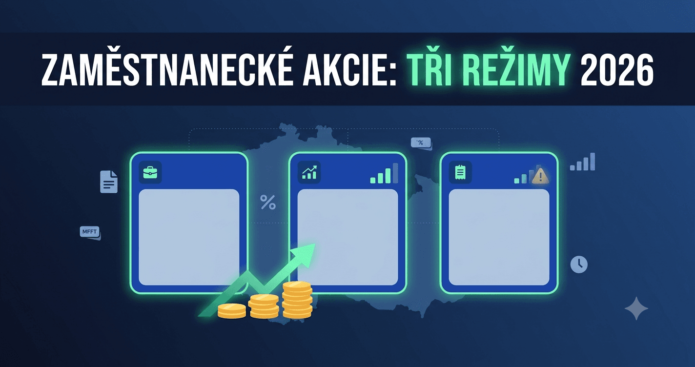 Zaměstnanecké akcie: zdanění 2026 u RSU, opcí a ESOP (a proč si je nenechávám všechny)